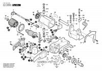 Bosch 0 601 B10 042 GCO 14-1 Cutoff saw 230 V / GB Spare Parts GCO14-1